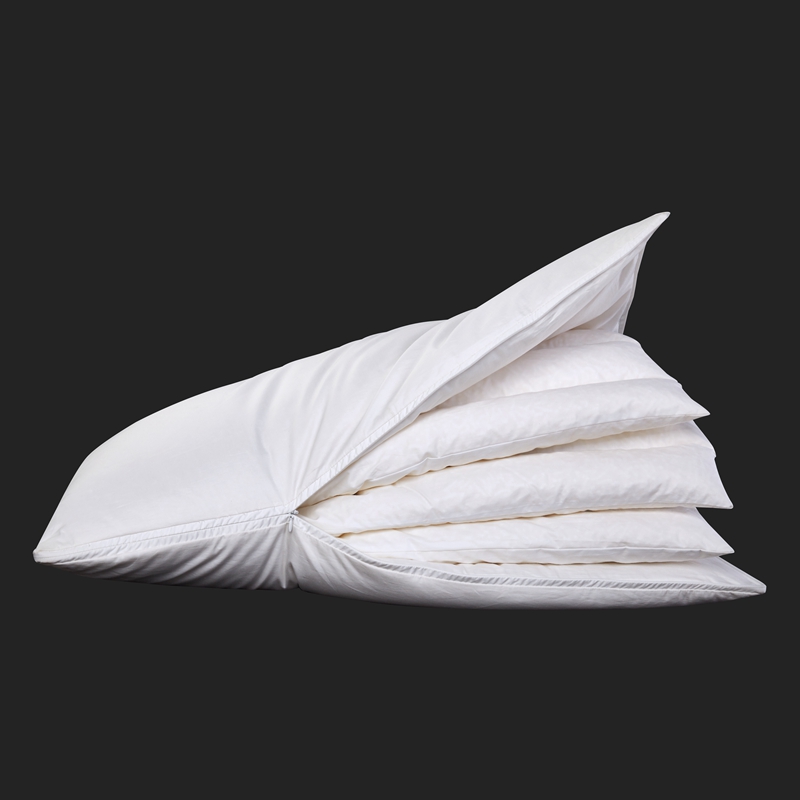 Airde Pillow Adjustable Cúig Sraith Dearadh L Cruth Pillow Zipper Fada