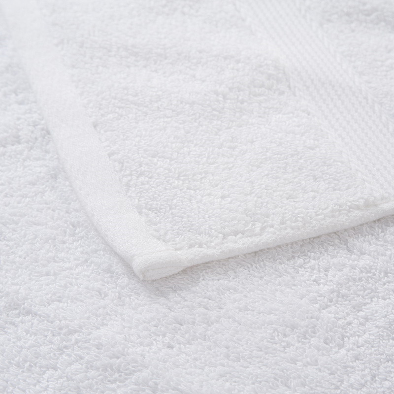 Jacquard Towel Set Hotel Bathroom Plain White Jacquard Towel Set Hotel Bathroom Plain White
